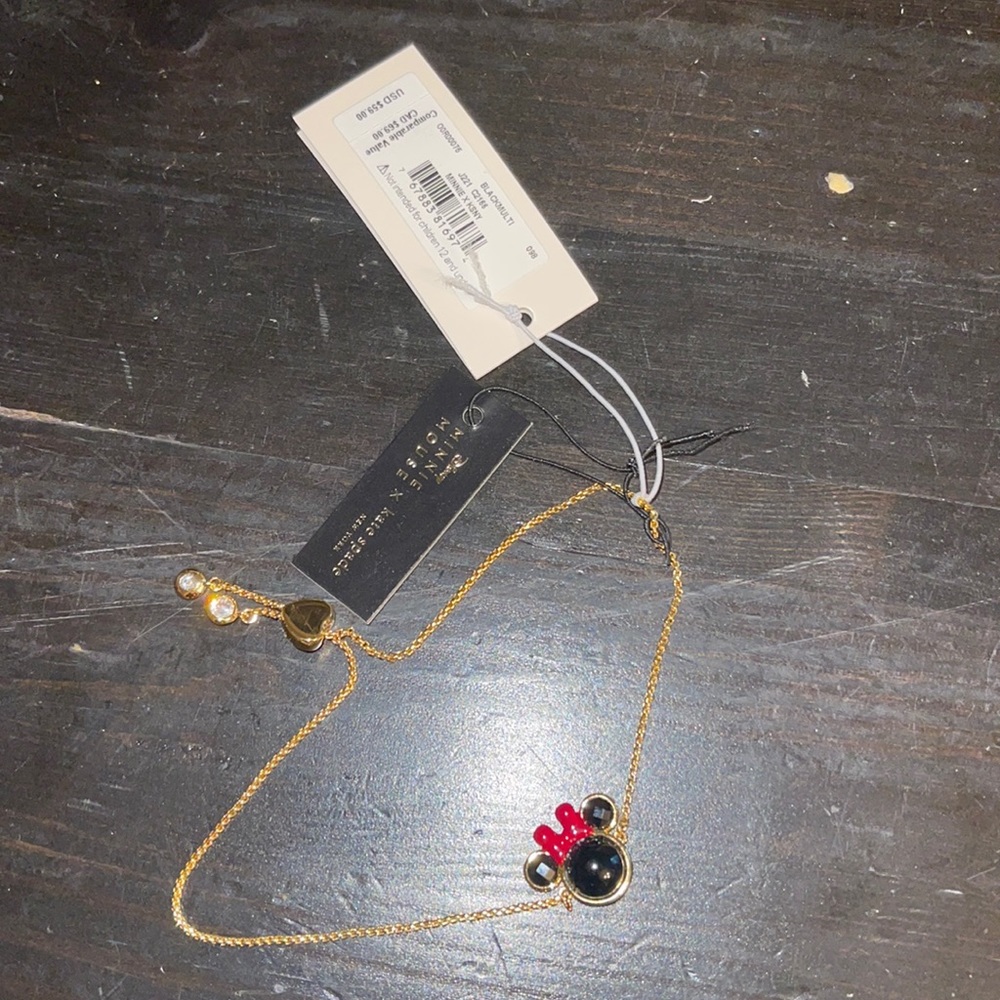Kate spade Minnie Mouse bracelet NWT